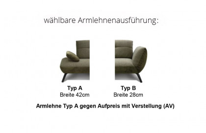 Stresa von LIV'IN - Sofaecke rechts mustard