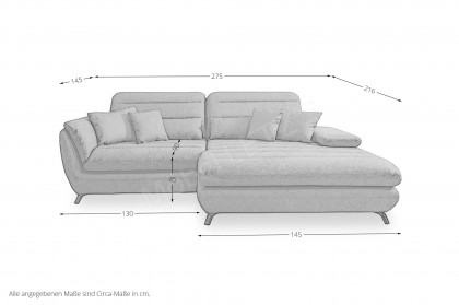 Stresa von LIV'IN - Sofaecke rechts mustard