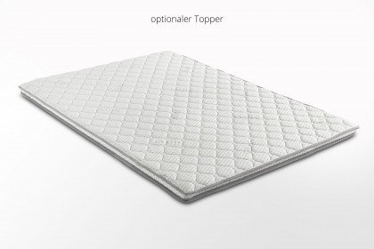 Aspen-BX890 von Sun Garden - Boxspringbett 140 in Anthrazit