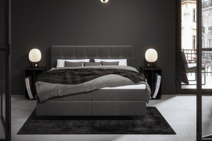 Aida von Schlaraffia - Boxspringbett 180 anthracite