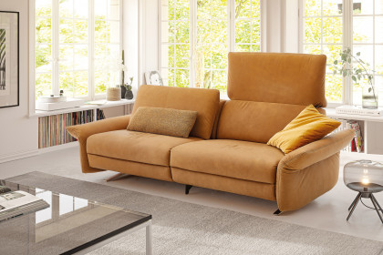 KOINOR Living Plus - Ledersofa curry