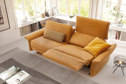 KOINOR Living Plus - Ledersofa curry