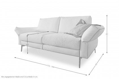 KOINOR Omega - Ledercouch white