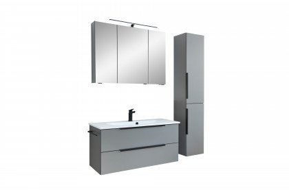 Arta-Care von Mondo - Badezimmer Glas metallic/ quarzgrau matt