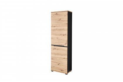 Sedeo 6050 von vito - Garderobenschrank in Artisan Eiche / Graphit