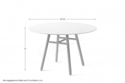 YO! von connubia by calligaris - Gartentisch rund