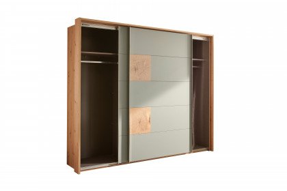 Simada von LIV'IN - Schwebetürenschrank 2-türig modern Eiche Artisan - salbei