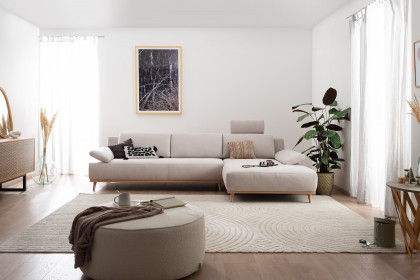 Tivoli von ADA Mindful Living - Eckgarnitur rechts grey-white