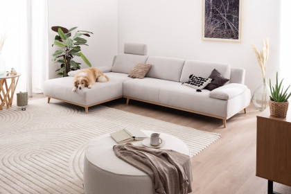 Tivoli von ADA Mindful Living - Eckgarnitur links grey-white