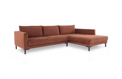 Valentino von ADA Mindful Living - Polsterecke rechts copper-brown