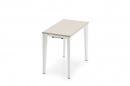 Artic consolle von connubia by calligaris - Tisch in Ton & Schneeweiß matt