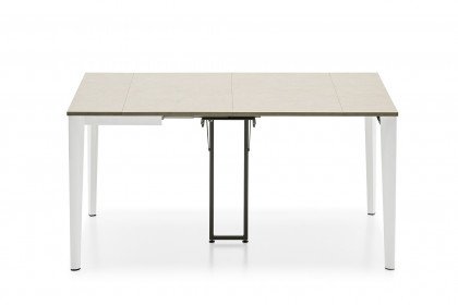 Artic consolle von connubia by calligaris - Tisch in Ton & Schneeweiß matt