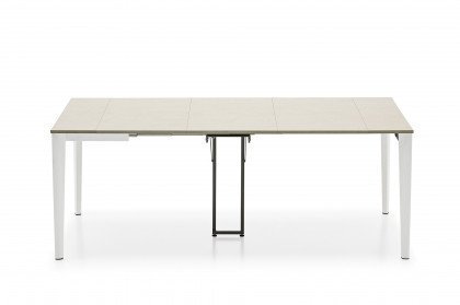 Artic consolle von connubia by calligaris - Tisch in Ton & Schneeweiß matt