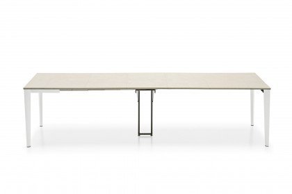 Artic consolle von connubia by calligaris - Tisch in Ton & Schneeweiß matt