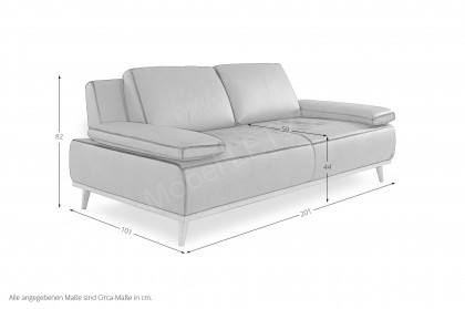 Tivoli von ADA Mindful Living - Einzelsofa polyamidle-brown