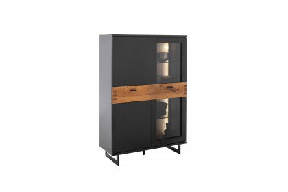 Cesena von MCA - Highboard CSA3BT22 in Wildeiche und schwarzgrau