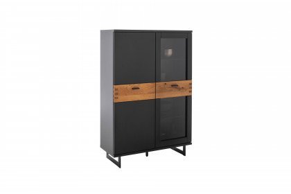 Cesena von MCA - Highboard CSA3BT22 in Wildeiche und schwarzgrau