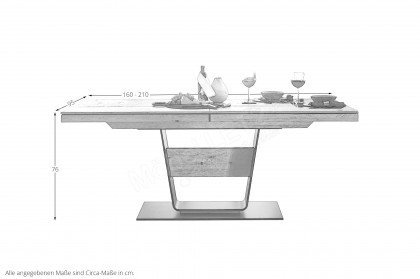 Caya von Hartmann - Esstisch mit Mittelauszug
