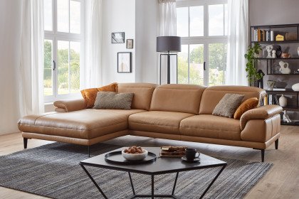 Levias von MONDO - Ecksofa links hazel