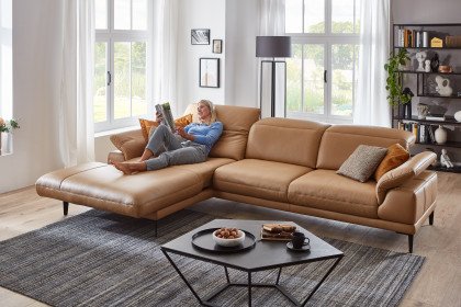 Levias von MONDO - Ecksofa links hazel