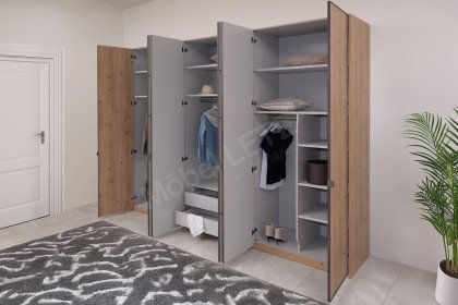 Capri von Wiemann - Kleiderschrank ca. 300 cm breit mit viel Innenzubehör