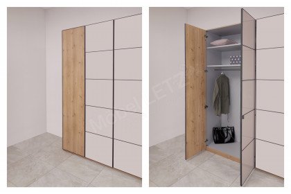 Capri von Wiemann - Kleiderschrank ca. 300 cm breit mit viel Innenzubehör