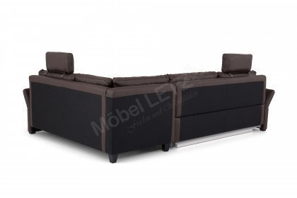 Flexa-Sleep von Bali - Ecksofa mit Schlaffunktion mittelbraun