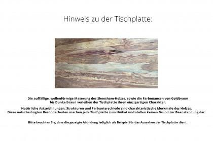 Inka von GUTMANN - Esstisch mit Ansteckplatten