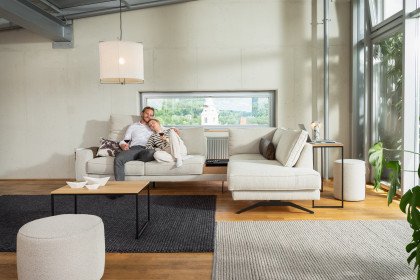 Novara von ADA Mindful Living - Ecksofa rechts light-grey