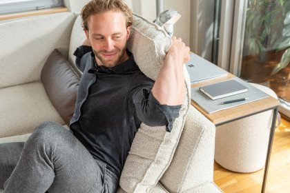 Novara von ADA Mindful Living - Ecksofa rechts light-grey