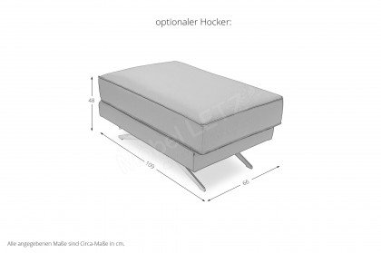 Novara von ADA Mindful Living - Ecksofa rechts light-grey