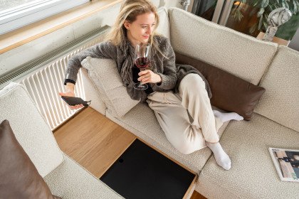 Novara von ADA Mindful Living - Ecksofa rechts light-grey