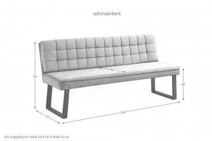 Tasso 300 von Schösswender - Esstisch etwa 120 x 80 cm