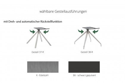 Comedor von MONDO - Esszimmertisch mit Gestellauszug ca. 50 cm