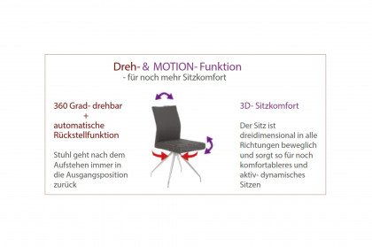 Comedor von MONDO - Esszimmertisch mit Gestellauszug ca. 50 cm