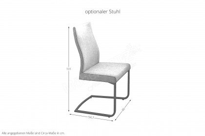 Comedor von MONDO - Esszimmertisch mit Gestellauszug ca. 50 cm