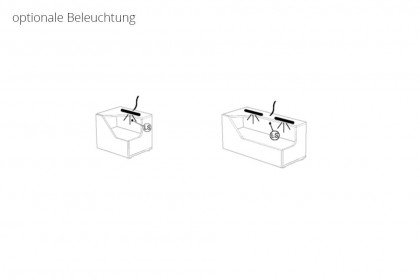 ZE+ von Rudolf - Jugend-Wohnwand-Kombination schiefergrau - Lack Space invert