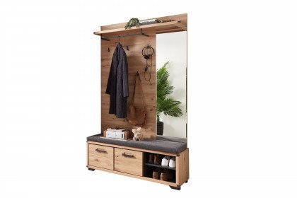 Genua von Innostyle - Garderobe in Artisan Wildeiche