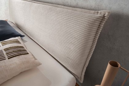 Aktionsbett 12 aus der Kollektion Letz - Massivholzbett beige