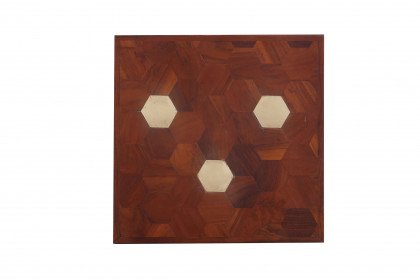 Hexagon-living von GUTMANN - Beistelltisch 67826 aus Akazie