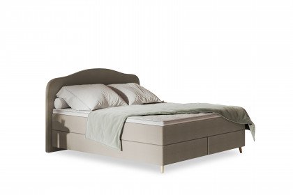 Serie 200 von f.a.n. Frankenstolz - Boxspringbett KT208 sand