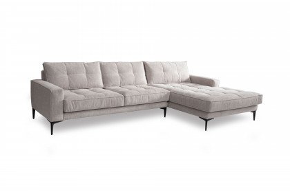 Silvano von ADA Mindful Living - Ecksofa rechts stone-grey