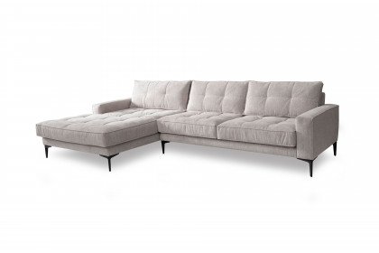 Silvano von ADA Mindful Living - Ecksofa links stone-grey