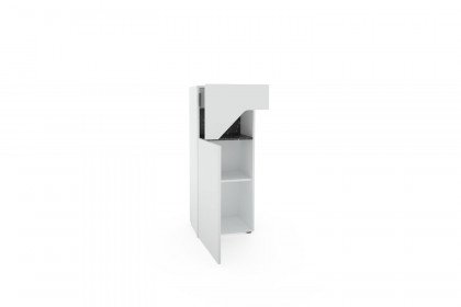 ZE+ von Rudolf - Highboard ca. 150 cm breit alpinweiß - Space Lack