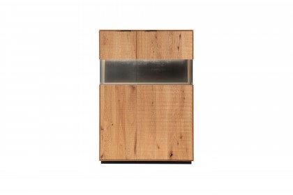 Lugano-living von TPT Möbel - Highboard mit Beleuchtung aus Wildeiche natur geölt