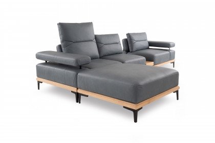 Tilia von ADA Mindful Living - modulares Ecksofa links blue-grey