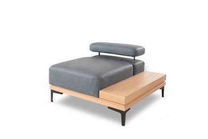 Tilia von ADA Mindful Living - modulares Ecksofa links blue-grey