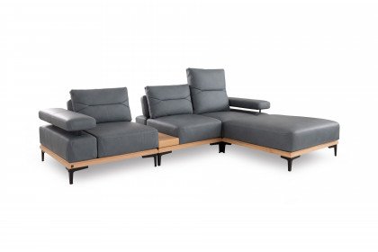 Tilia von ADA Mindful Living - modulares Ecksofa rechts blue-grey