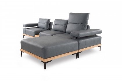 Tilia von ADA Mindful Living - modulares Ecksofa rechts blue-grey