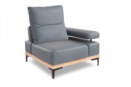 Tilia von ADA Mindful Living - modulares Ecksofa rechts blue-grey